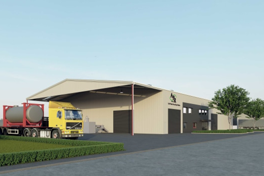 Artist's impression of the proposed APR Chemcycle soft plastics recycling facility. Image: APR Plastics