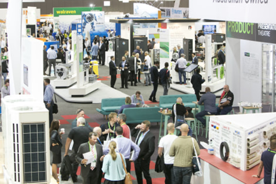 Trade show floor at ARBS.