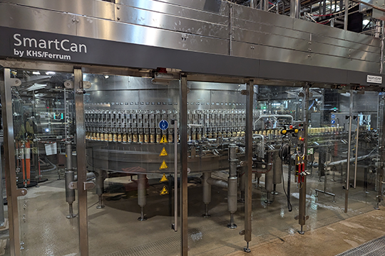 Asahi Beverages' new $60m canning line in Yatala, Qld was supplied by KHS, with additional equipment also provided by Foodmach and Visy Automation.