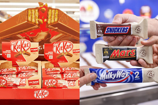 Nestle and Mars Wrigley Australia are set to test-launch their iconic chocolates and candy brands in paper packaging in Australia in 2023.