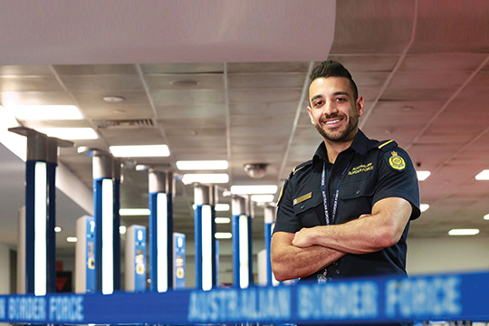 Australian Border Force.