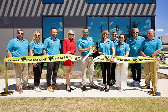 Big Ass ribbon cutting ceremony.