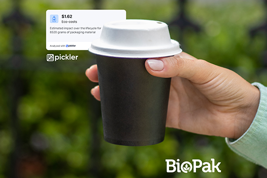 BioPak and Pickler have launched its new Environmental Impact Label, which is designed to increase transparency and accountability to combat industry-wide greenwashing.