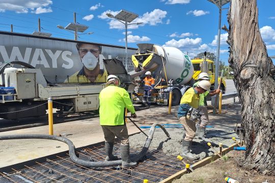 Boral&rsquo;s low carbon concrete mix.