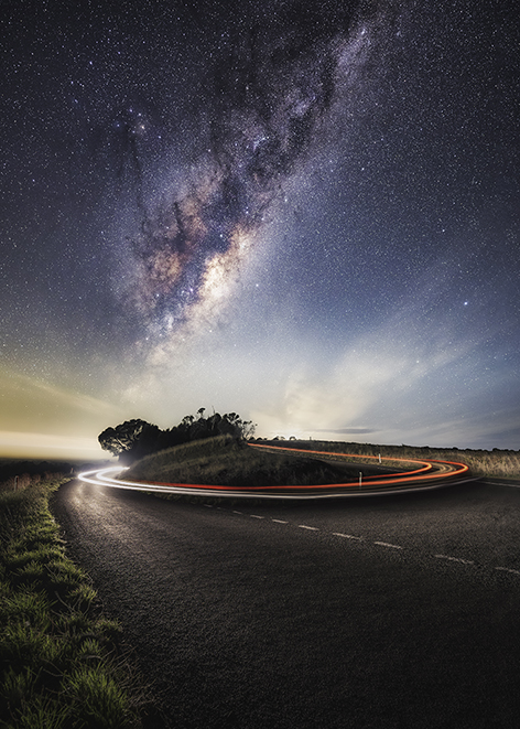 Astrophotography Winner: Brent Martin, Red Rock Racer