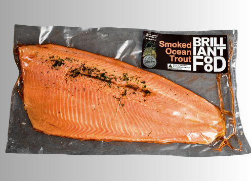 Brilliant Food Group Smoked Trout.
