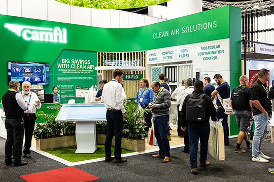 There was plenty of interest in Camfil&rsquo;s products at ARBS 2024.