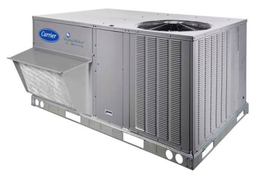 Carrier's rooftop units now have a heat option.