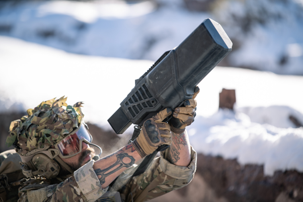 DroneGun Mk4 handheld drone defeat system. (DroneShield)