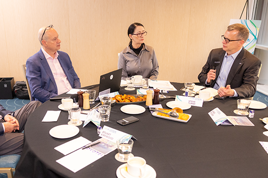 L to R: Russell Patten, Sandra Rossi & Steve Yurek.