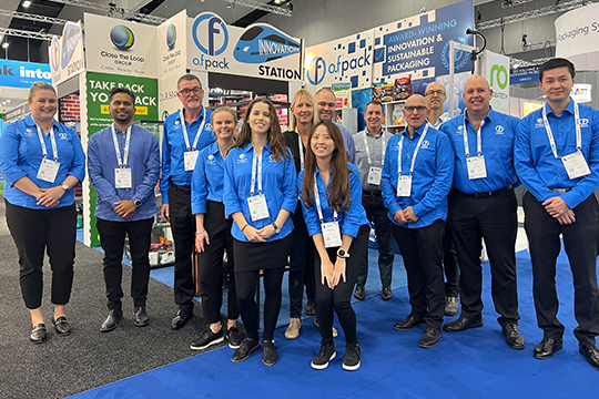 The Close the Loop Group team at AUSPACK 2022.