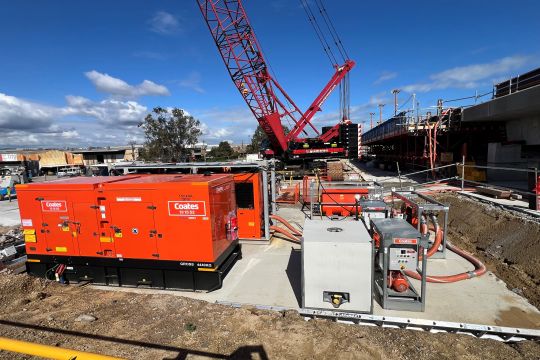 Coates concrete cooling system helped S2M Alliance achieve a 10% reduction in concrete curing time.