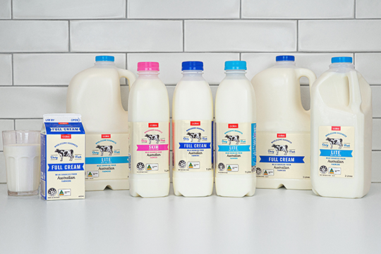 Coles is moving to remove tamper seals from its milk range.