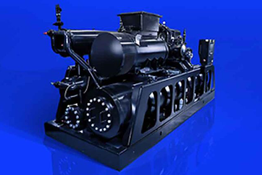 The Vilter VQ95 industrial heat pump.