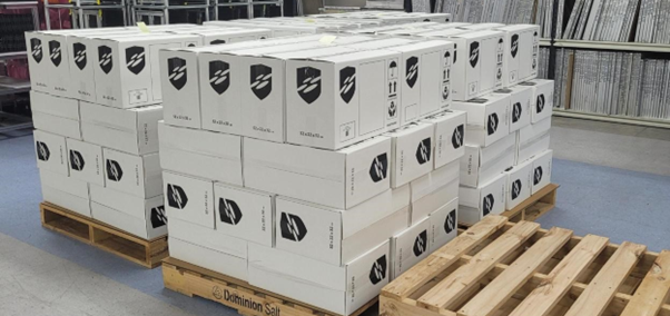 DroneShield products ready for shipment.
Credit: DroneShield