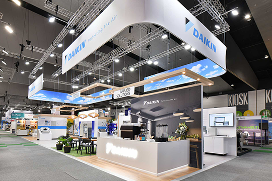 Daikin stand.