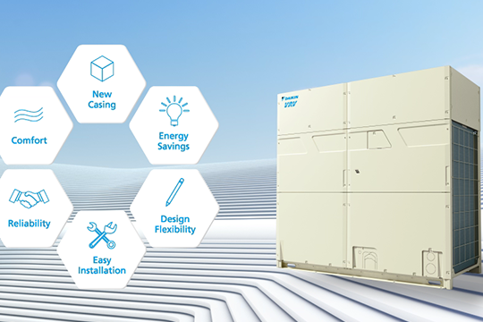 The latest addition to its flagship VRV range, the 6th generation VRV H Series.