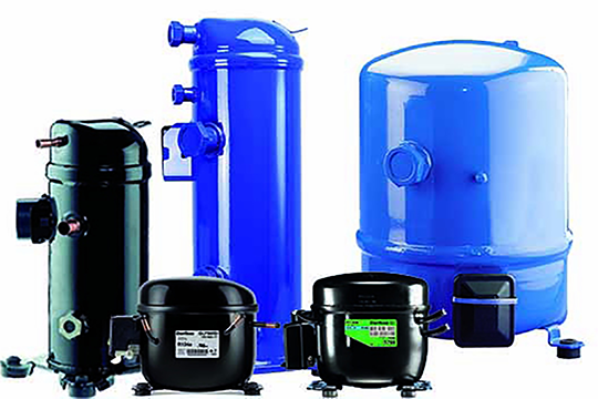 Selection of Danfoss compressors.