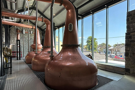 Ahascragh Distillery in Ireland.
