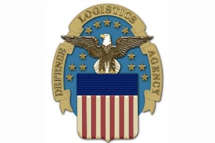 Logo for the Defense Logistics Agency which manages the global defense supply chain.
