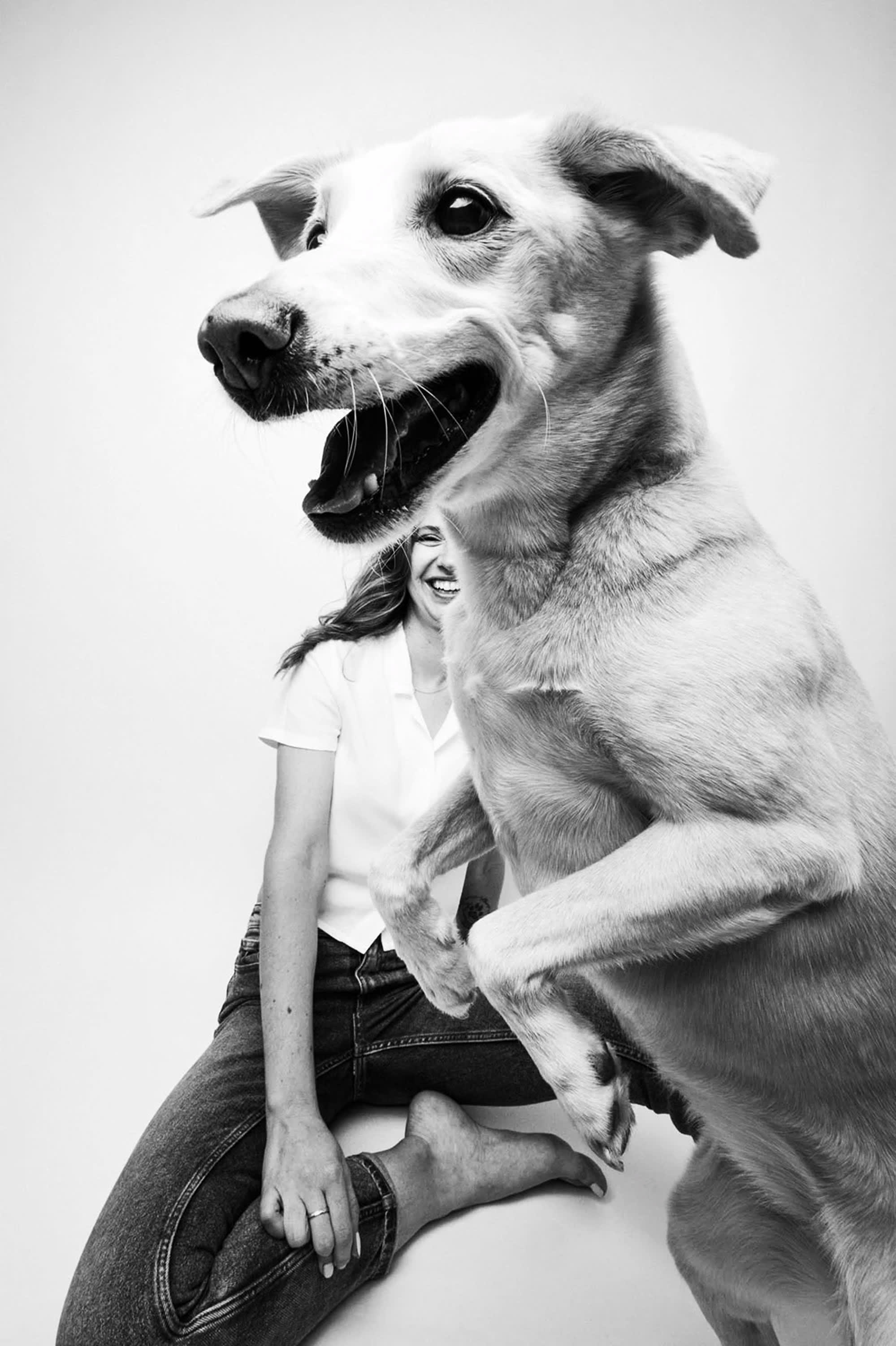 Second place in the Dogs and People category. ‘Nika and Cherry.’ | Photo by Eco Lorka / Dog Photographer of the Year