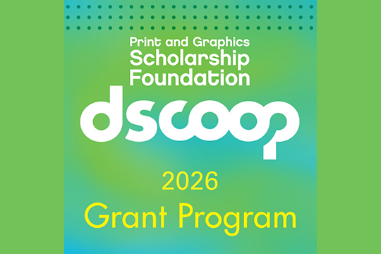 Grant program launched: Dscoop partners with the PGSF to provide students and emerging professionals across ANZ with new global opportunities in print