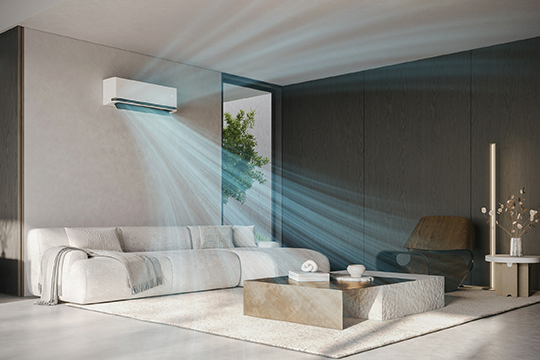 DUALCOOL features Soft Air function, technology.