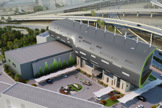 Aerial view of the Dubai Data Centre.