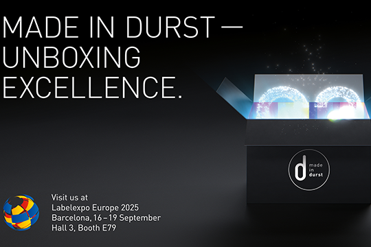Evolution of labels and packaging: Durst will showcase its latest innovations at Labelexpo
