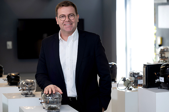 Embraco sales director for commercial appliances in the Asia Pacific region, Esequias Pereira Junior.