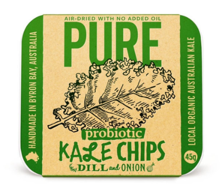 Technical and anatomical ink drawings that feel like they were pulled right out of an engineering blueprint take centre stage and, like the label on Extraordinary Food&rsquo;s Pure Kale Chips, hint at the product within, says Shayne Tilley on packaging trends for 2021.