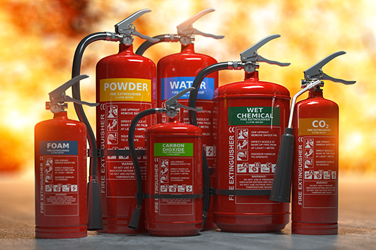 Firefighting foam.