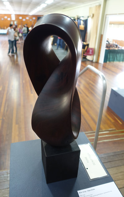 Hape Kiddle, River Song was a superbly carved mobius form.