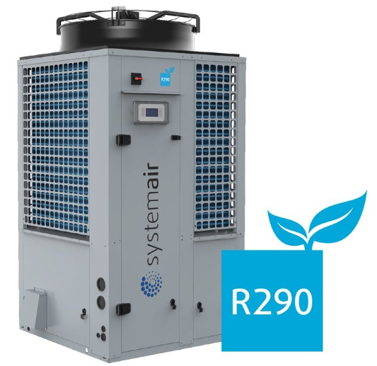 Heat pump chiller from Systemair
