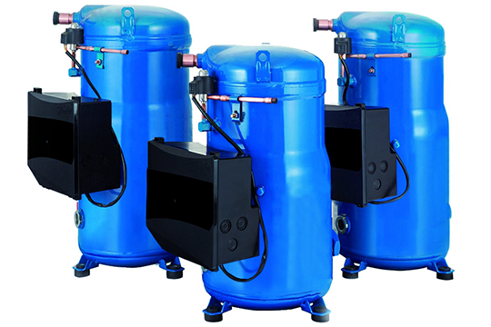The new PSH scroll compressor with vapour injection.