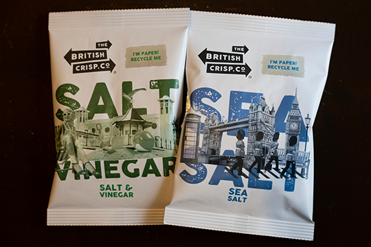 Consumers can dispose of the new crisp packs in normal kerbside recycling collections.