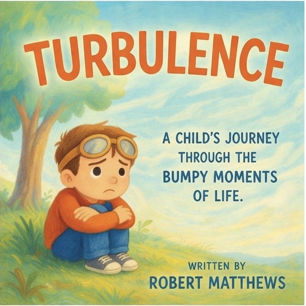 Drawing on his experience as a pilot, Matthews said the book aims to translate the calm, informed confidence pilots develop around turbulence into something accessible for younger readers. (Robert Matthews)