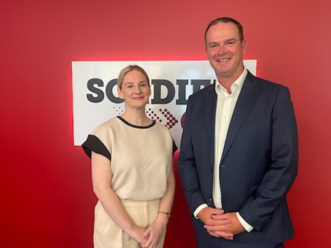 (L-R) Soldier On Interim Chief Executive Officer and Chief Operating Officer and Kristen Hayes-Charlton and Soldier On Chief Executive Officer Paul Singer. 

Credit: Soldier On