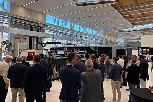 Official launch: Durst showed off the P5 SMP at its Lienz, Austria site together with customers from around the world
