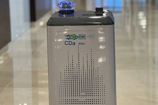 The CDa Pro Air Purifier developed by UK-based Innova NanoJet Technologies Ltd.
