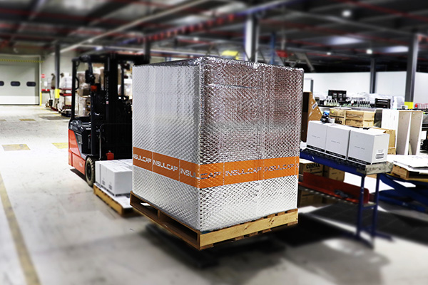 InsulCap Thermal Pallet Covers + Insulated Bubble Cushioning: Wilpak Group International and Sealed Air Australia