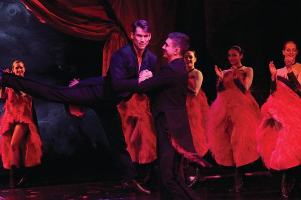 A scene from the Lido's 'Paris Merveilles'. Julian is left. Photo: Sime Eskinja.
