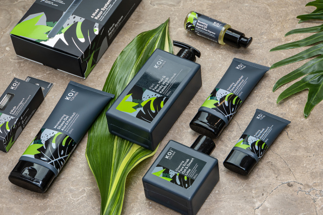 Hulsbosch&rsquo;s Mikey Hart says the new KOi for Men range was designed to created a new illustration of &lsquo;urban-natural&rsquo; to appeal to the male audience.