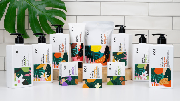 KOi body wash, from the KOi range which was designed by Hulsbosch and won several awards.