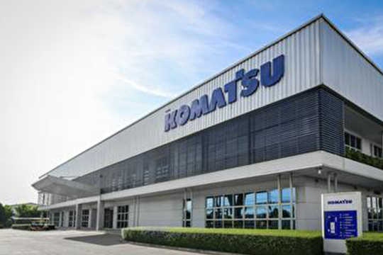 Komatsu&rsquo;s global headquarters.
