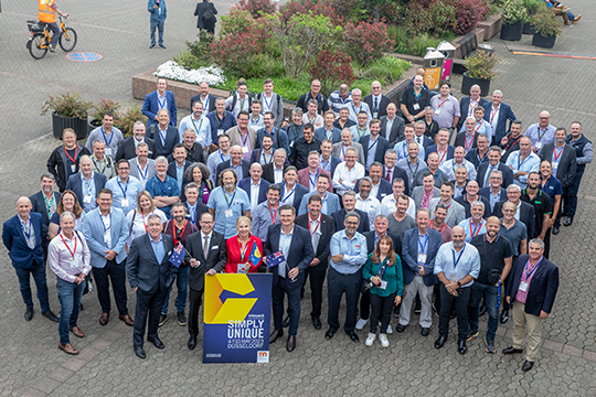 Aussies and Kiwis took advantage of the reception to catch up with colleagues after a long day walking the halls.