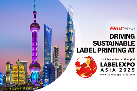 Supporting sustainable labels: Flint Group, together with Xeikon, will spotlight their latest sustainable label printing innovations at Labelexpo Asia