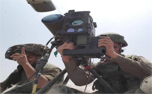 IDF troops fire a Rafael Spike anti-tank missile. Credit: Rafael
