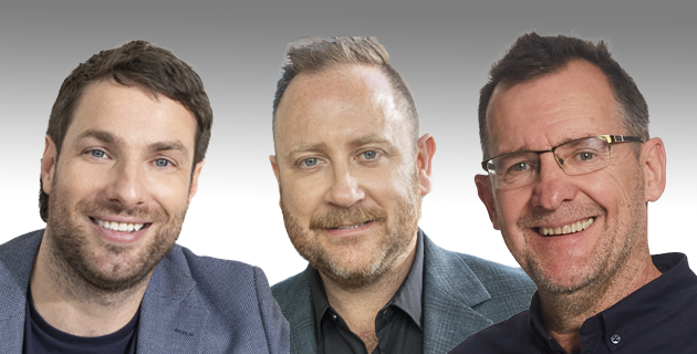 Generational evolution: Will Currie, Marcus Robinson and Colin Edwards