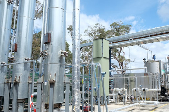 Licella Cat-HTR commercial demo plant in Australia.